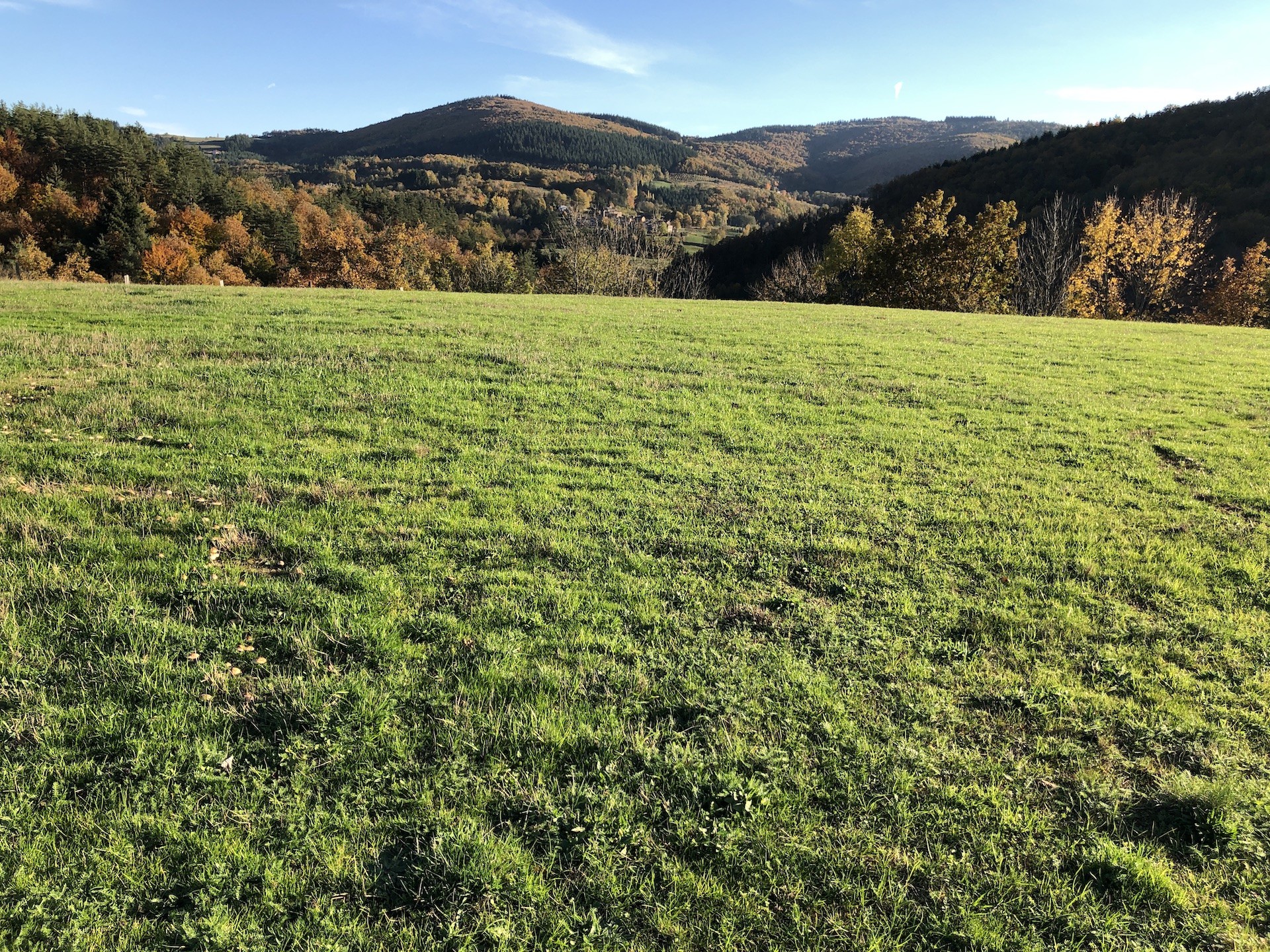 Le Serre de Gondoulet depuis les prairies de Chamblard