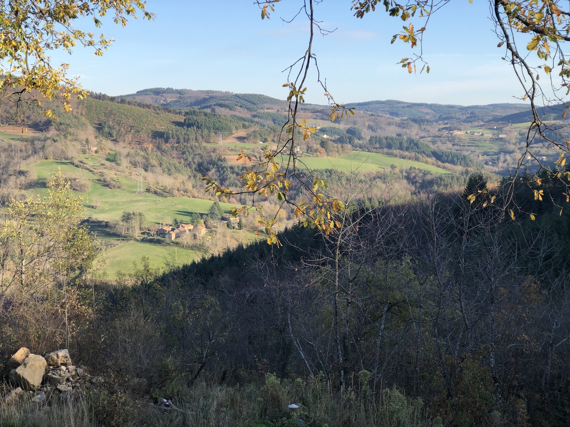 En direction de l'Est depuis la Petite Molière