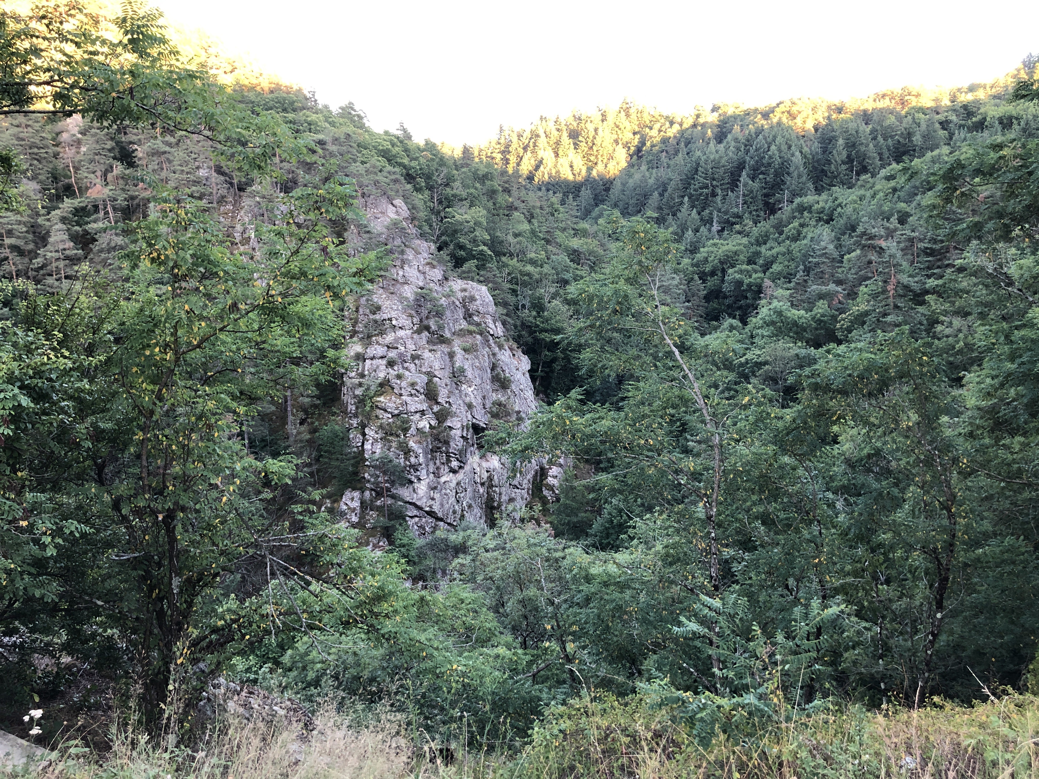 Falaises en aval de la 