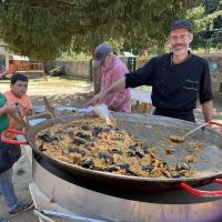 Thibaut dévoile la paëlla