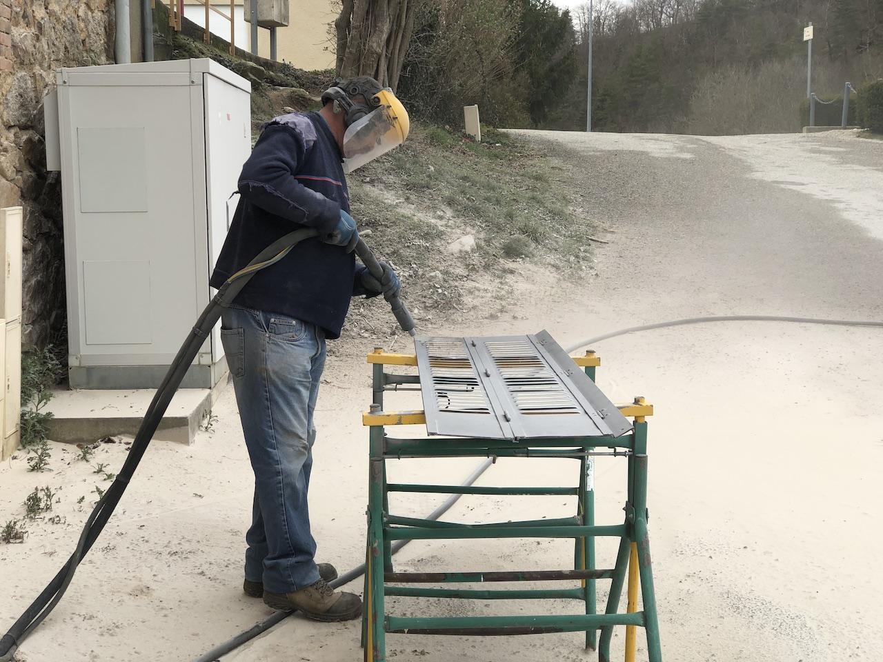 Jean-Paul Julien en plein travail