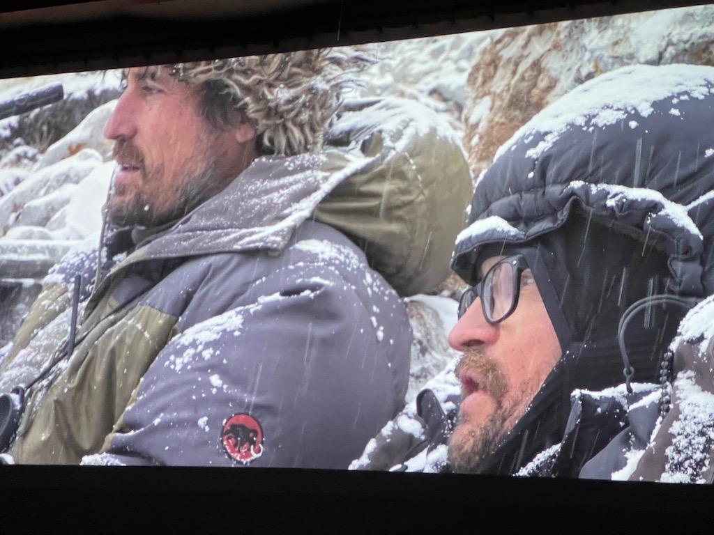 Vincent MUNIER et Sylvain TESSON à l'affût