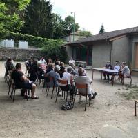 Monique SAURET-CHAMBON détaille les finances de l'Inter-Associations