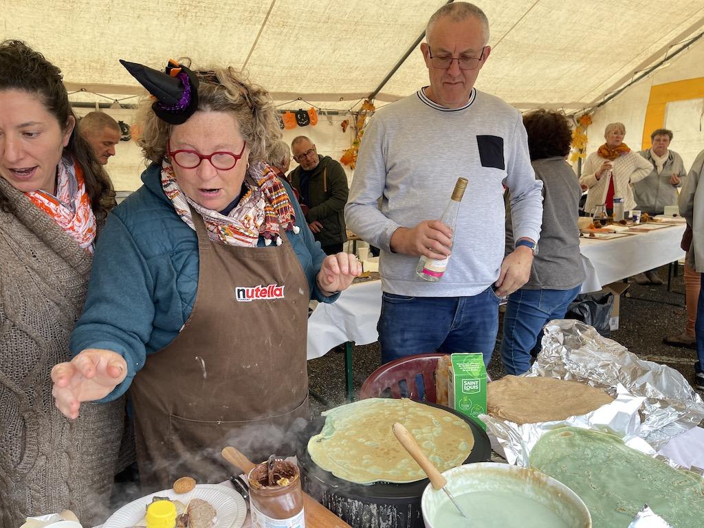 La sorcière, ses vertes crêpes et le président