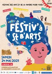 Affiche festiv a st b arts avec programme
