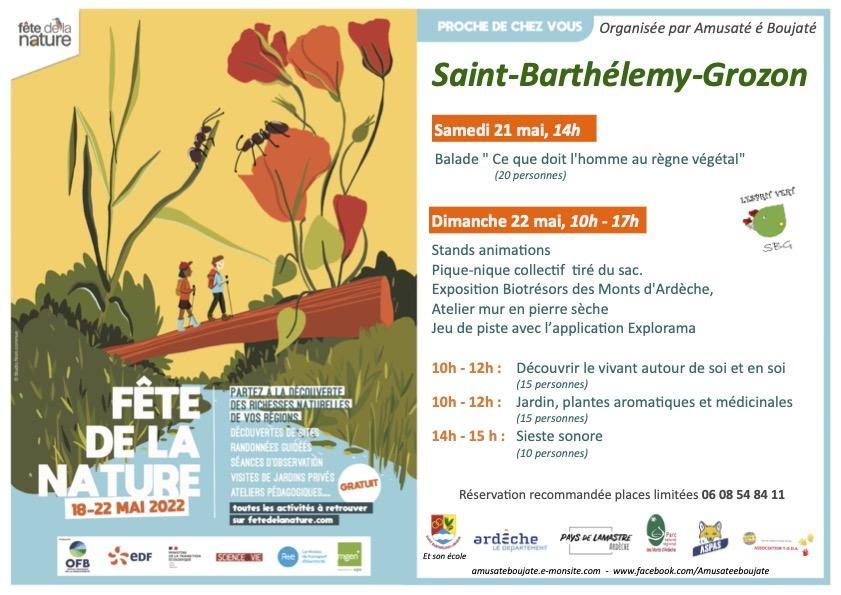 Affiche fete de la nature