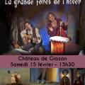 Affiche la grande fore t de l hiver magrini