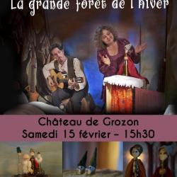 Affiche la grande fore t de l hiver magrini