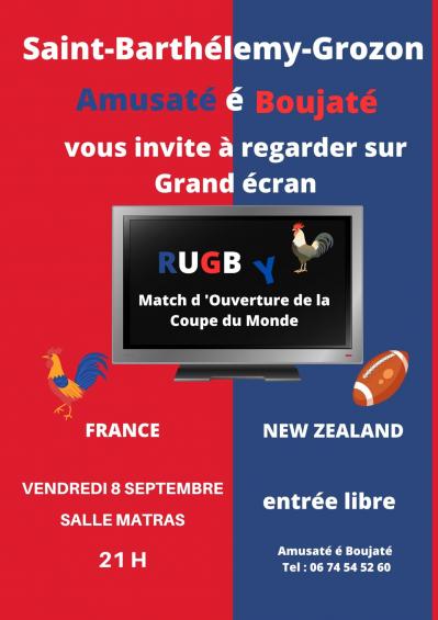 Affiche match d ouverture