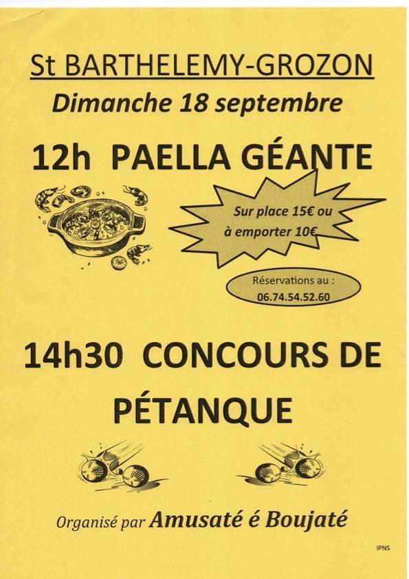 Affiche paella