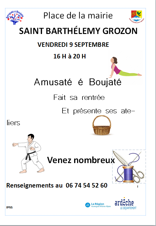 Amusate e boujate re union de rentre e 09 sep 22