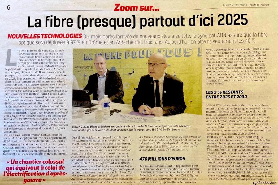 Aricle ha sur de ploiement fibre 20 oct 22 compresse