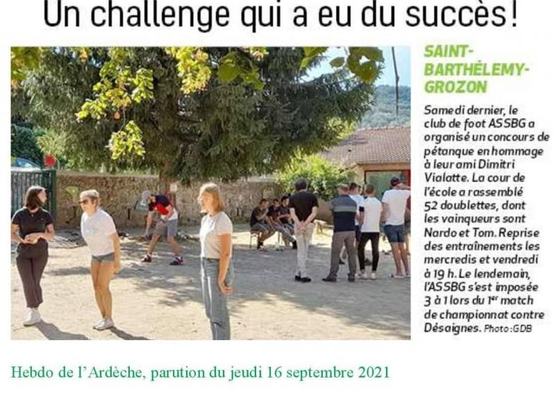 Article ha assbg challenge pe tanque 16 sep 21