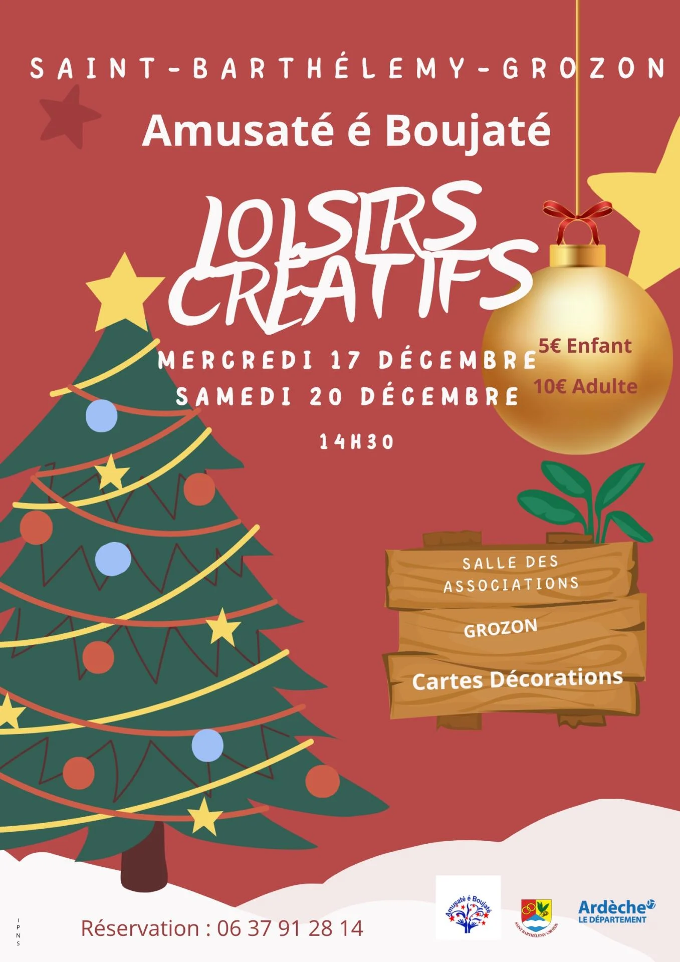 Atelier loisirs cre atifs 17 dec 25