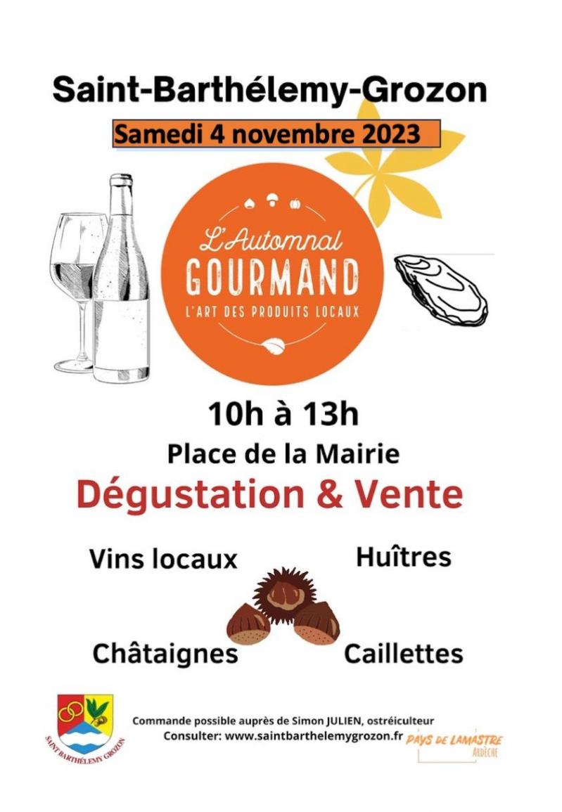 Automnal gourmand affiche 2023