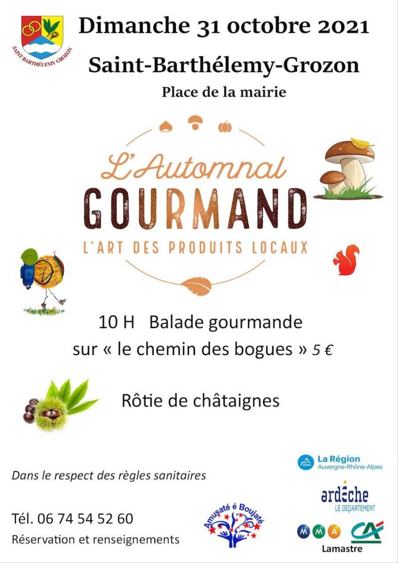 Automnal gourmand l affiche amusate e boujate