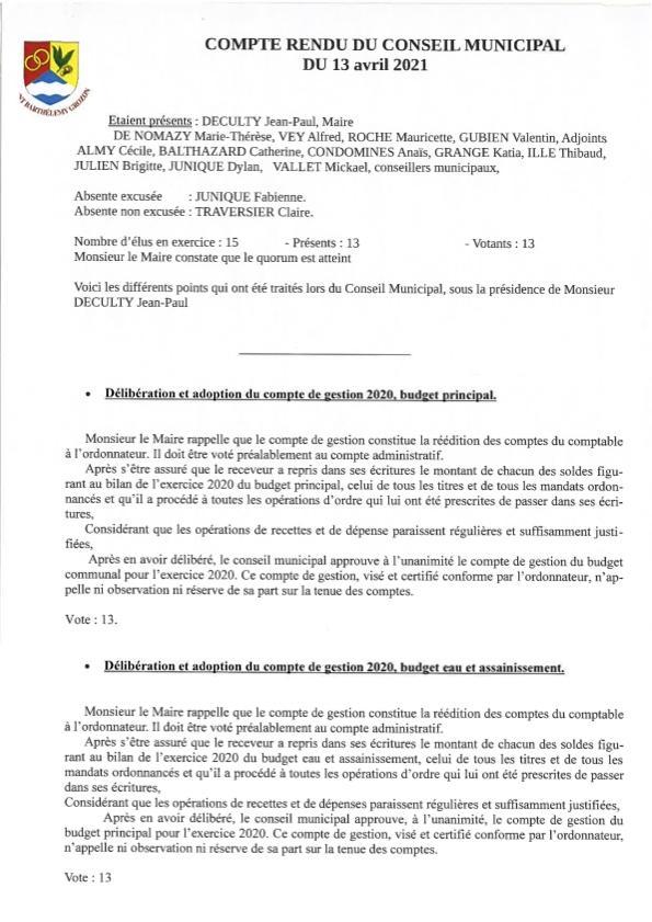 Cr conseil municipal 13 avr 21 p1