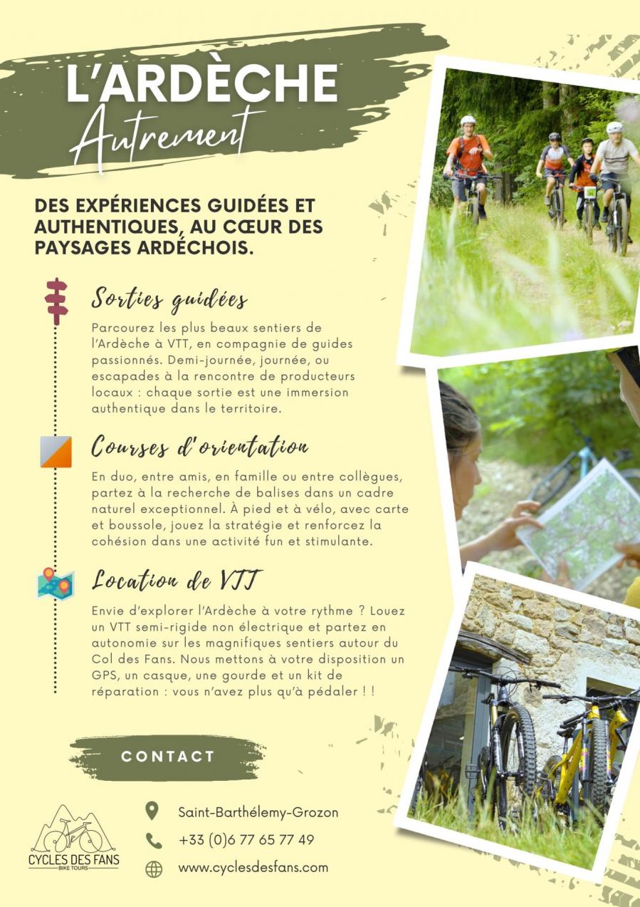 Cycles des fans flyer