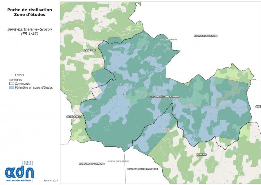 De ploiement fibre sbg carte 15 mar 23