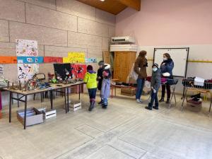 Le stand de l ecole