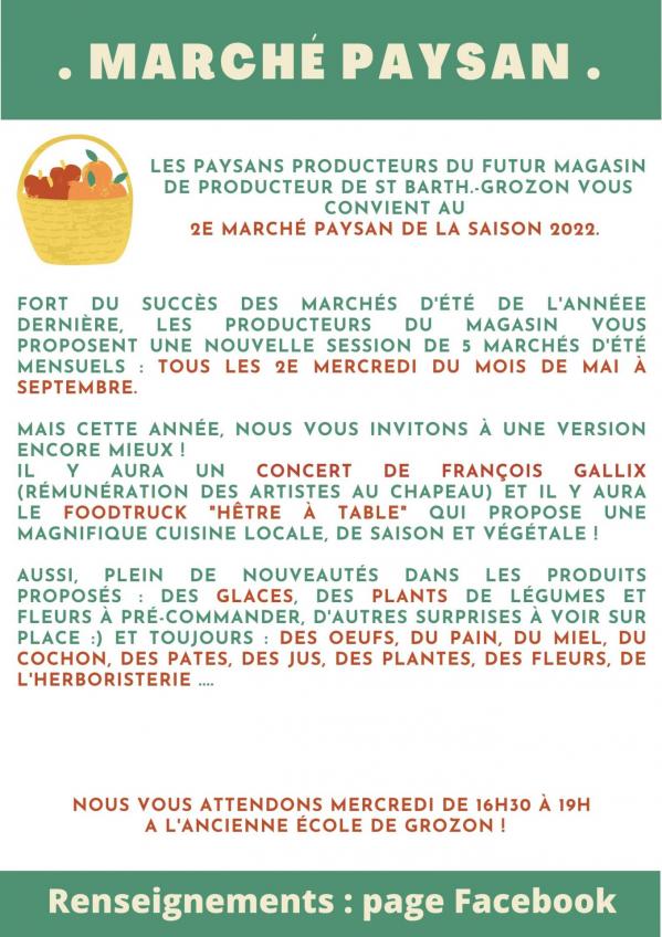 Marche paysan affiche p2 07 jun 22