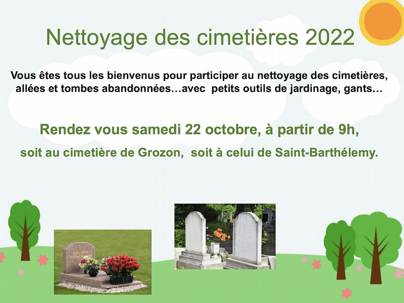 Nettoyage des cimetie res 22 oct 24