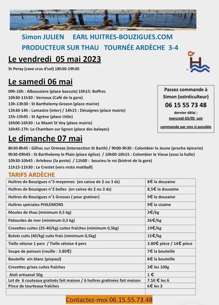 Simon julien livre le 06 mai 23 1