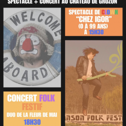 Spectacle amicale lai que au chateau de grozon 09 mar 24