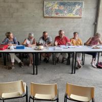 Le Président, Yves JULIEN, présente le Rapport Moral