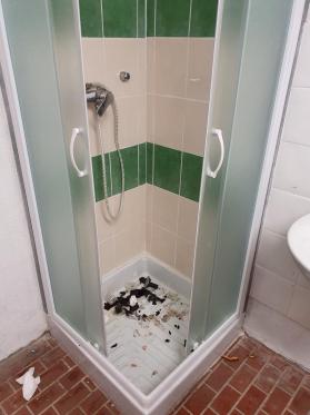 Vestiaire de l arbitre la douche